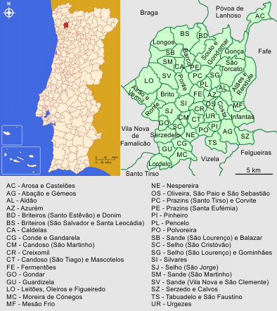 Guimarães (Concelho) - Visitar Portugal