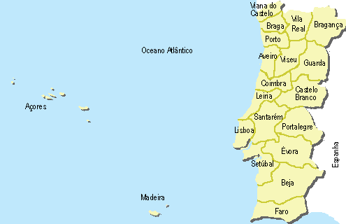 Regiões de Portugal •